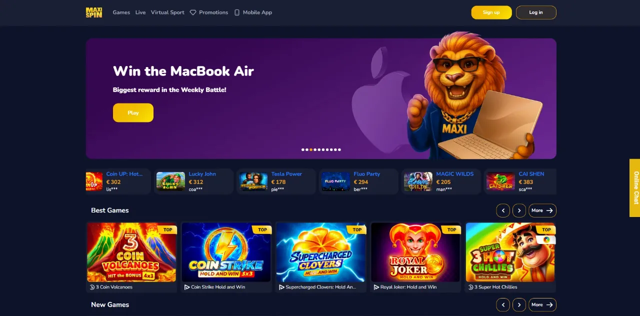 MaxiSpin Casino – Speel Online in Nederland