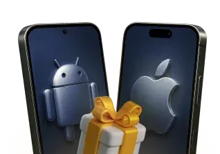 Smartphone met MaxiSpin Android-app