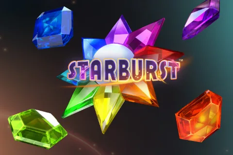 Starburst kleurrijke edelstenen rijen